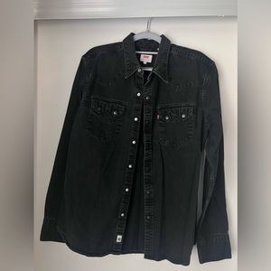 Men’s Levis Black Long Sleeve Shacket